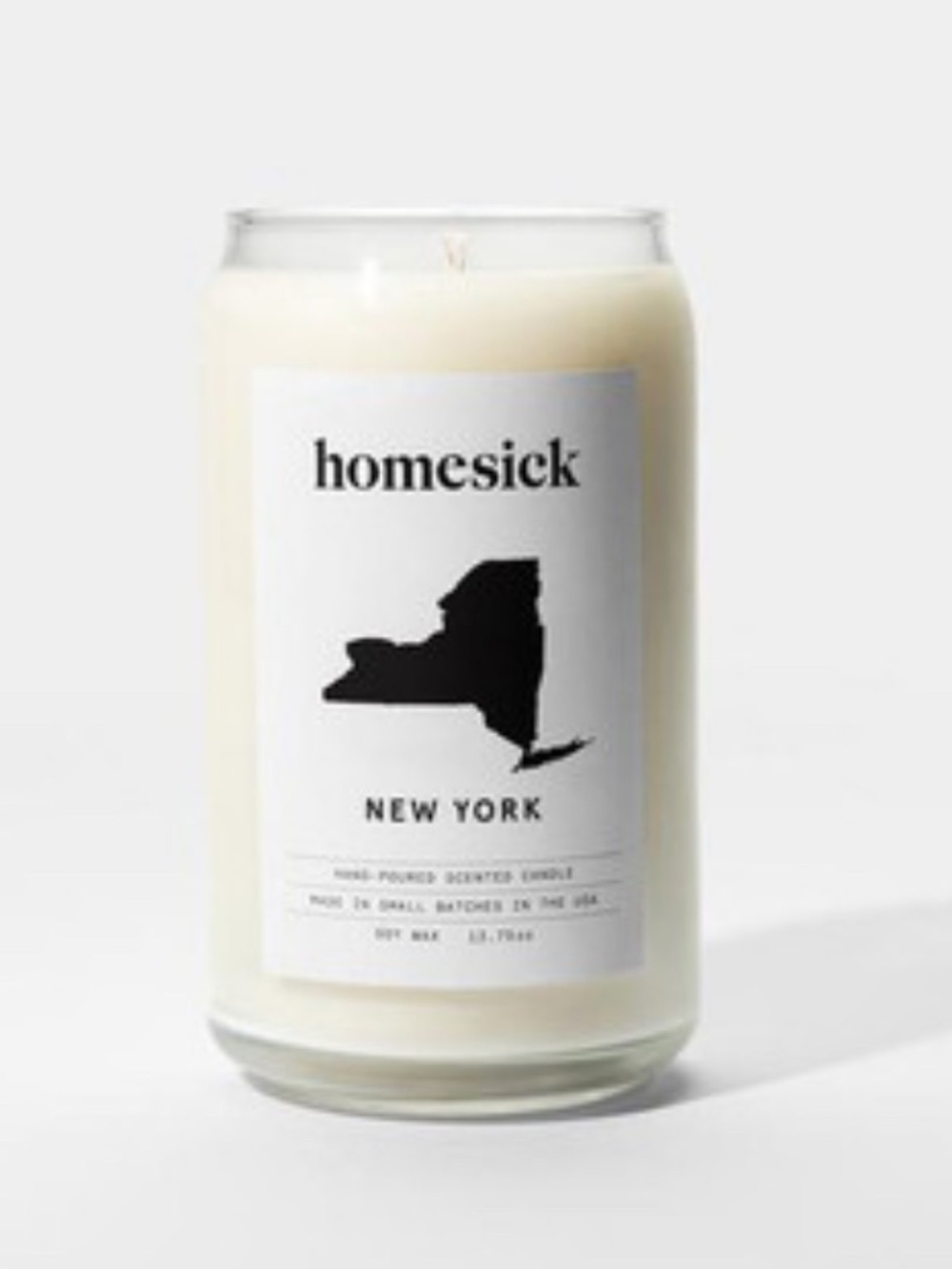 Homesick New York Scented Candle - Cream & White